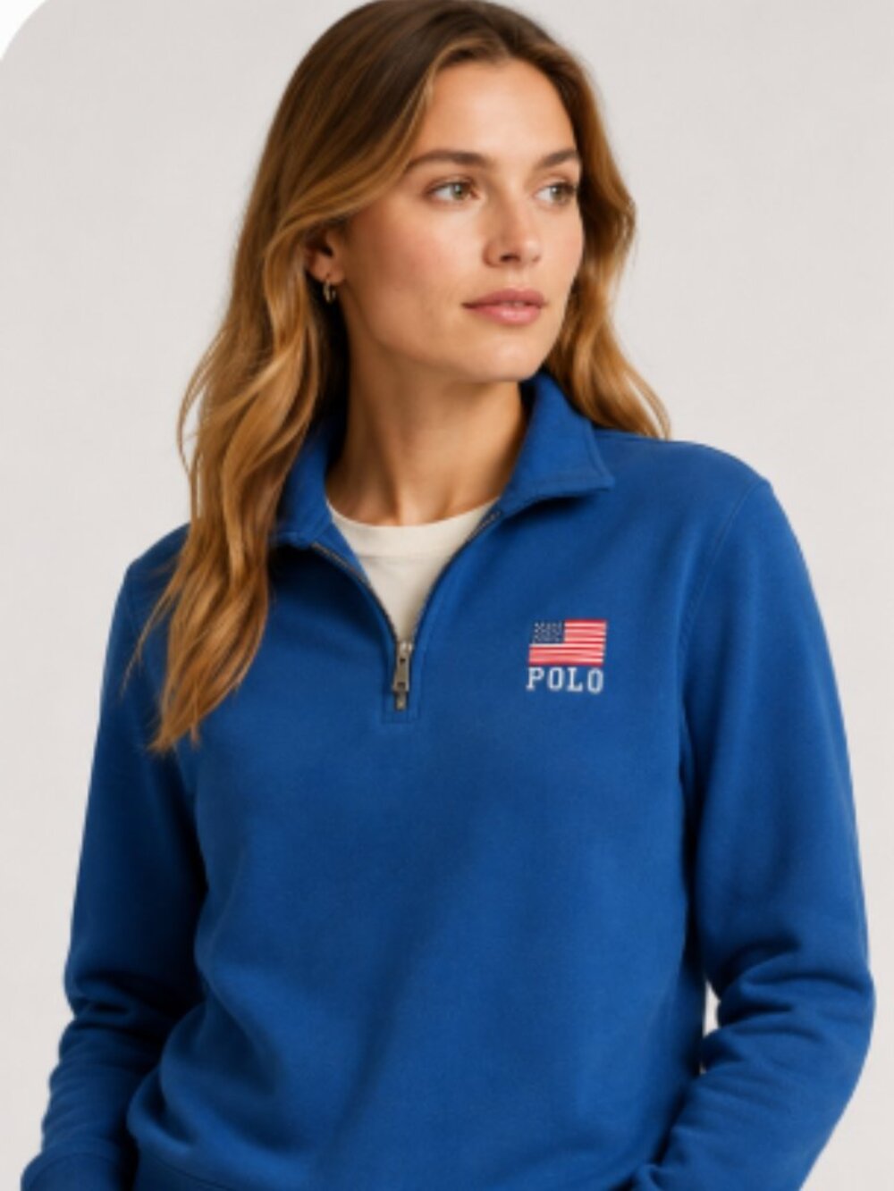 Logo Flag Fleece Quarter-Zip